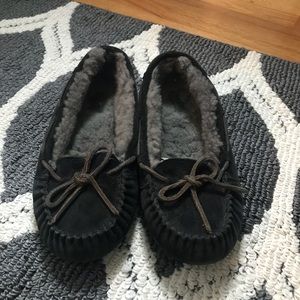 Black Ugg Moccasins